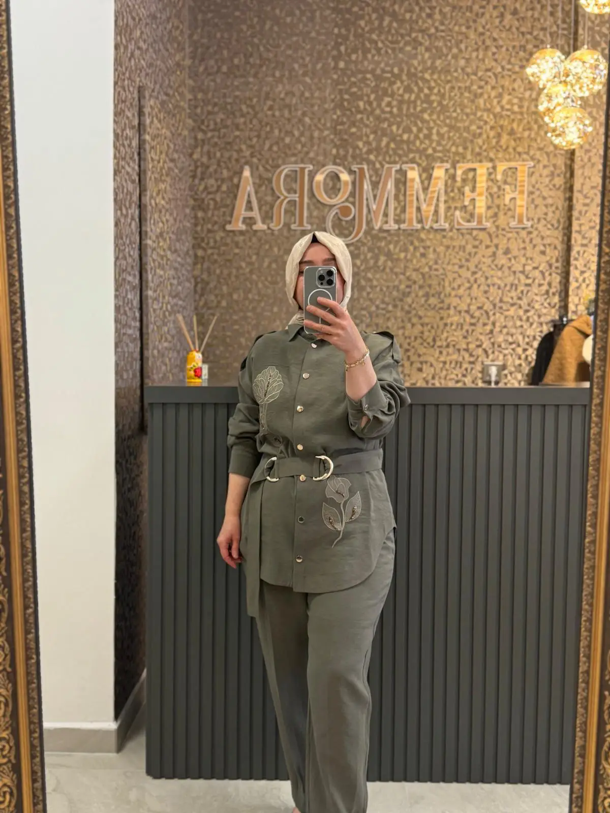 femtak5 Missemramiss Flower Touch Kemerli Takım - Görsel 1