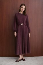 Pearly Kemerli Manu Elbise